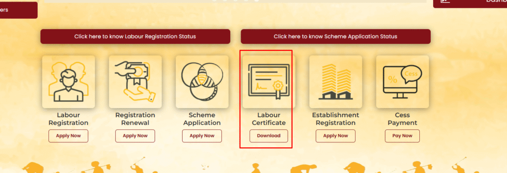 Download UP Labour Certificate